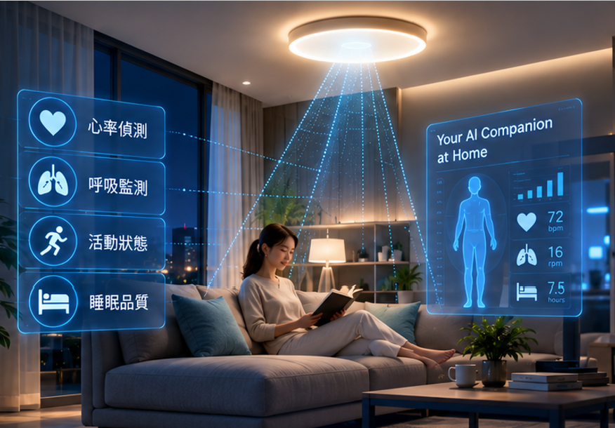 物理 AI 微都卜勒感知，引領空間無隱私疑慮之全時守護