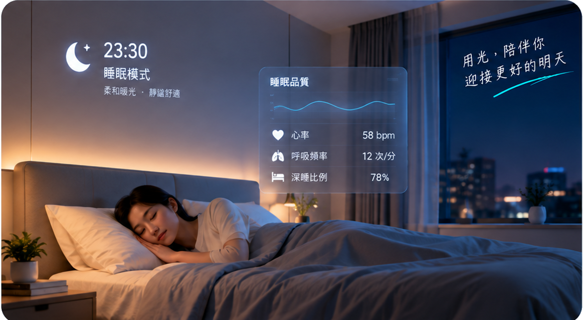智慧睡眠照明